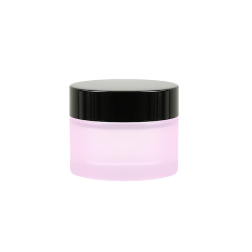 [크림용기] 핑크 유리용기 (50g)