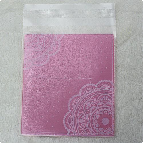 OPP 비닐 도일리 온 핑크 (50장)